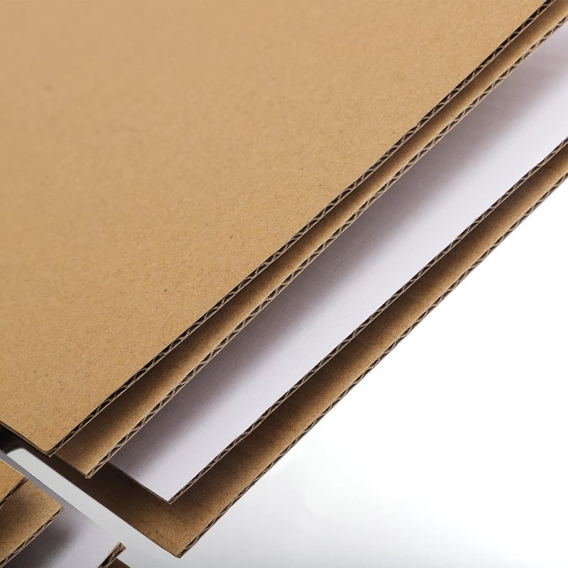 Eupako 5x5x5" Cardboard Box Mailers 25 Pack White Cube Corrugated Small Shipping Boxes for Mailing - Image 3